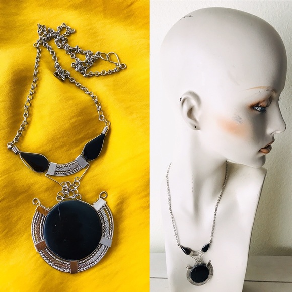 Beautiful PERUVIAN Chandelier NECKLACE - Picture 3 of 5